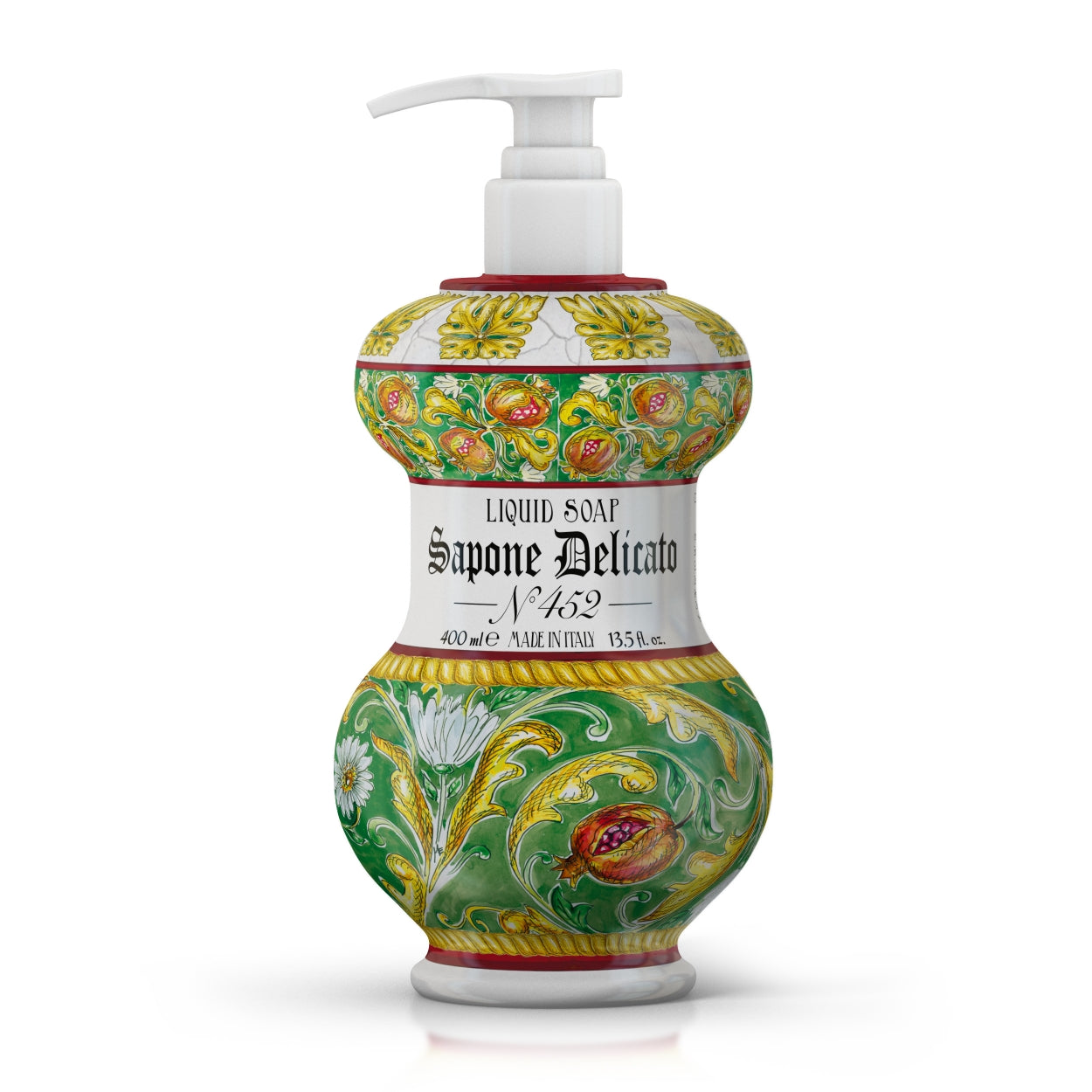 <b>Jabón delicado para manos y rostro 400 mL</b></br>N.° 452 GRANATUM</br><i>Los Albarelli</i>