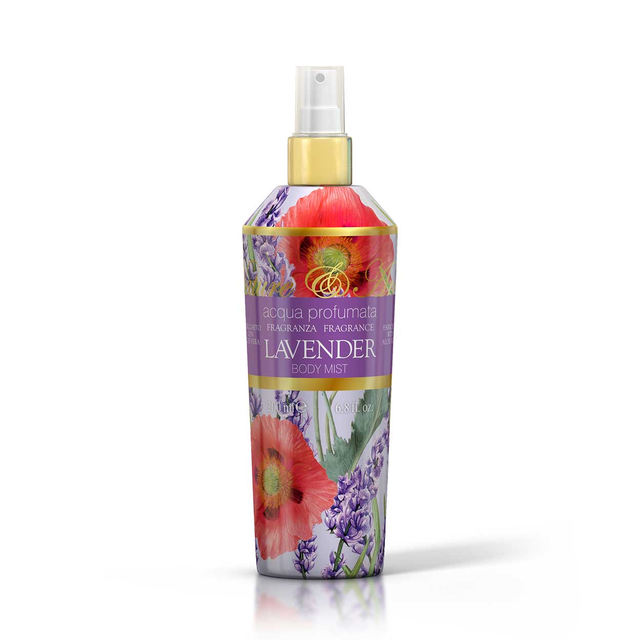 <b>Scented body mist 200 mL</b></br>Nature&Arome</br><i>Lavender range</i>