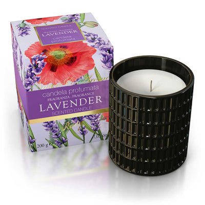 <b>200g scented candle</b></br>Nature&Arome</br><i>Lavender range</i>