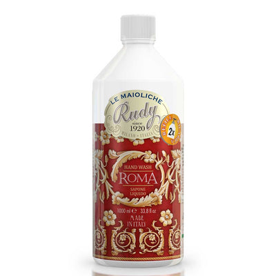 <b>Recambio de jabón líquido para manos de 1000 mL</b></br>nardo y magnolia</br><i>Línea Roma</i>