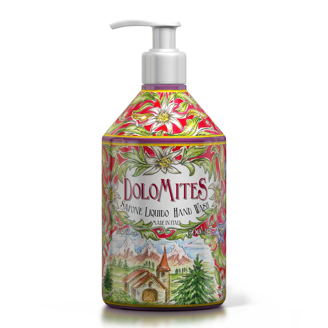 <b>jabón líquido para manos de 500 mL</b></br><i>Línea Dolomites</i>