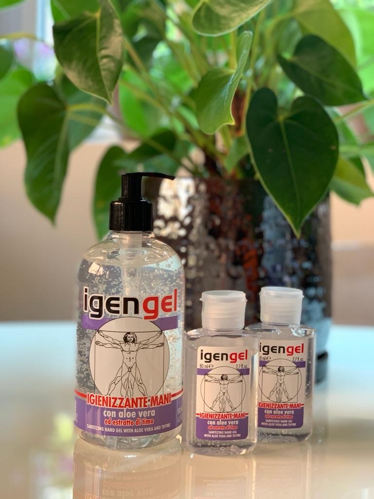 Kit 3pz IGENGEL 80ml  -  Hand Hygienizing Gel freeshipping - rudyperfumes