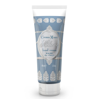 <b>100ml de crema de manos no grasa</b></br>limón dulce y ciruela</br><i>linea milan</i>