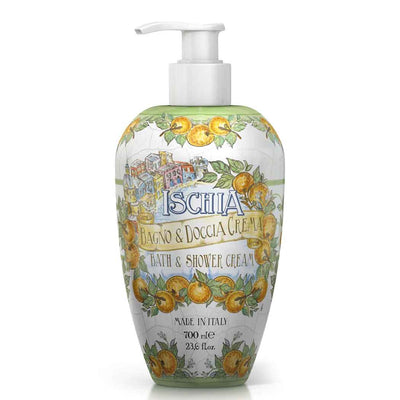 <b>Bagno e docciaschiuma delicato da 700 mL</b></br><i>Linea Ischia</i>