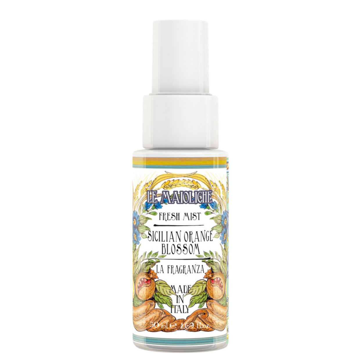 <b>Hand sanitiser spray 50 mL</b></br><i>Sicilian Orange Blossom range</i>